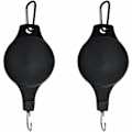 Miniatyrbild 1 av 5: 2-pack växtpulleykrokar, växtkrokar, justerbara infällbara takkrokar för upphängning av växter (svart)