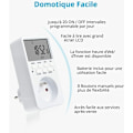 Miniatyrbillede 2 af 5: TM519 programmerbar digitalt display tidsrelæ timer stikkontakt tidskontrolkontakt AC 230V
