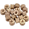 Miniatyrbilde 1 av 5: 20 stk M3 x 4mmx5mm messinginnlegg for skruing, integrert mutter