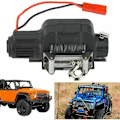 Miniatyrbild 4 av 5: Exklusiv elektrisk vinsch CNC precisionsvinsch fjärrkontroll rött huvud svart vinsch..