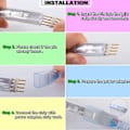 Miniatyrbillede 5 af 5: LED-belysning 24-tasters RF-fjernbetjening til 5050 SMD RGB LED-strimler Sort