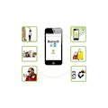 Miniatyrbild 4 av 5: Smart Bluetooth Tracker & Key Finder, Key Finder Device med App, GPS Tracking för Barn, Nycklar, Bagage, APP-kontroll Kompatibel iOS Android, 1 Pack,