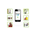 Miniatyrbilde 4 av 5: Smart Bluetooth Tracker & Key Finder, Key Finder Device med App, GPS Tracking for Kids, Keys, Luggage, APP Control Compatible iOS Android, 1 Pack,