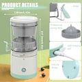 Miniatyrbild 2 av 5: Multifunktionell Elektrisk Citruspress, Högavkastande Apelsin Citron Juice Extractor Press Grapefrukt Bärbar USB Laddningsbar Sladdlös Fruktpress för
