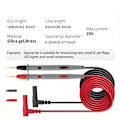 Miniatyrbilde 4 av 5: 1000V 20A Sonden for Multimeter + Klips Klemmekabel Testledning for Multimeter Tester Digital Multimeter