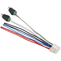 Miniatyrbillede 3 af 5: 1 Styk Serie 10 Pins RCA Strømkabel Harness til Dobbelt TBX10A Forstærker