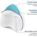 Miniatyrbilde 4 av 5: Soveputer for sidesøvn, ergonomisk pute for ben, minneskum pute for ben, knepute for sidesøvn