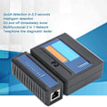 Miniatyrbilde 5 av 5: RJ45 nettverkskabeltester, LED-statusskjerm fjernregistrering RJ45 kabeltester for CAT8