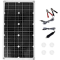 Miniatyrbillede 1 af 5: 18V 100W Vandtæt Solpanel Solcellepanel Udendørs Batterilader til Hjem Bil Båd