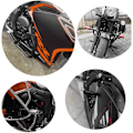 Miniatyrbilde 3 av 5: For 250SR SR250 250 CF250SR Fall Protection Frame Slider Bumper Fairing Rød