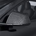 Miniatyrbilde 3 av 5: Side Mirror Cover Trim for Model Y 2021 2022 Exterior Accessories, Glossy ABS Fiber
