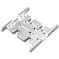 Miniatyrbild 2 av 5: 1/10 CNC Aluminiumlegering Växellådsfäste för Rc Track Axial SCX10 D90 D110 Silver
