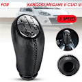 Miniatyrbillede 4 af 5: 5-trins manuelt gearskifteknap til Kangoo 2 MK2 3 MK3 Scenic Hvid