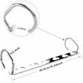Miniatyrbillede 2 af 5: 8 stk. Multi Hanger Bøjler, Pladsbesparende Bøjleholder til Omklædningsrum, Metal Magisk Bøjle Organizer, Opbevaring af Skjorter, Jakker, Tøj i