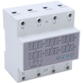 Miniatyrbild 3 av 5: Trefas DIN-skena Voltmeter, AC 390-500V Trefas DIN-skena Voltmeter Amperemeter Automatisk Överspänning och Överströmsskydd Multi-Tester, Mul