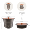 Miniatyrbilde 2 av 5: Kapselholder Kaffe Kapsel Kaffe Sukker Akryl Oppbevaringsbeholder Husholdning Desktop Støttende Oppbevaringsboks