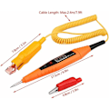 Miniatyrbillede 2 af 5: Elektrisk testpen, 2,5-32V digital blyant autodiagnostisk værktøj digitalt multimeter modstand med LED-baggrundsbelyst display