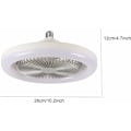 Miniatyrbild 4 av 5: 2-i-1 LED-takfläkt, 30W Ljus Takfläkt med fjärrkontroll, E27 Konverteringsbas, Justerbar 3 Hastigheter, 3 Färger Dimbar LED, för Sovrum Kontor
