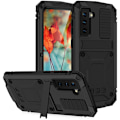 Miniatyrbillede 3 af 5: Etui til Galaxy S21 plus 360 Full Metal + TPU Armor Stand til S21 + Sort Stødsikkert Etui