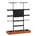 Miniatyrbillede 1 af 5: Træbase Stativ, til Justerbar Højde Organizer, Display Tower Metal Holder
