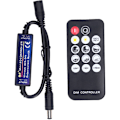 Miniatyrbilde 1 av 5: Mini RF LED Dimmer Controller 14-knapps fjernkontroll for hjemmet KTV
