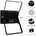 Miniatyrbild 2 av 5: 20W LED-Utomhusbelysning, 2-pack 1700LM Utomhus LED-Spotlight IP66 Vattentät Säkerhetsbelysning, 6500K Kallt Vit LED Utomhusbelysning, Utomhusbelysning