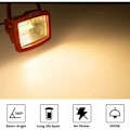 Miniatyrbillede 3 af 5: 2-pak 10W R7s 118mm Dæmpbar LED Pære Varmt Hvid 3000K 100W Halogenækvivalent Lineær Dobbeltbase Reflektor Floodlight til Have, Offentlighed, Gang