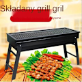 Miniatyrbillede 2 af 5: Bærbar grill, Kulgrill 60 x 33 x 20,5 cm - RWPortable grill