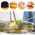 Miniatyrbillede 3 af 5: Rustfrit stål si, skummeske med håndtag til hot pot, dræning af suppe og mad til perler (9 stykker)