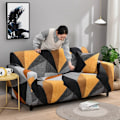 Miniatyrbillede 3 af 5: Triangle Stykke Trykt Sofaovertræk til Polyester Elastisk Sofaovertræk Betræk Sofa Stolebeskytter (S)
