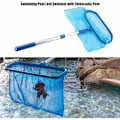 Miniatyrbillede 3 af 5: Pool Skimmer Net Professionel med Heavy Duty Teleskopisk Klemme Pool Skimmer Blade Net til Rengøring Rake Pool Rengøringsartikler Fjern Blade og Affald