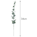 Miniatyrbilde 3 av 5: 48 stk kunstige eukalyptusblader stilker ekte grå grener for hjemmekontor bryllup bankett blomsteroppsats