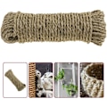 Pikkukuva 4 / 5: Kierretty sisal-köysi 3 säikeellä, 10 m x 6 mm, luonnollinen väri