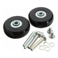 Miniatyrbilde 1 av 5: Kofferthjul, Bagasje Koffert Reparasjonshjul Heavy Duty 50mm Mute Gummi Universal Svinghjul Erstatning Transport Erstatt Hjul 2PCS for Sui
