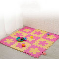 Miniatyrbild 3 av 5: 9 st Baby Play Puzzle Mat Blommor Form EVA Skumplatta Inter Interlocking Mat Barn Lekmatta Krypmatta Aktivitetsgolvmatta