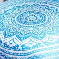 Miniatyrbild 4 av 5: BOHEMIAN Sängkläder Set Blå Mandala Täcke Set 3 delar Sängkläder Set Täcke för Flickor med Täcke med 2 Kuddfodral Set 200x200c