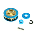 Pikkukuva 4 / 5: 18T Metal Pulley Gear with 573Mm Drive Belt 54450 54448 for XV-01 XV01 TA06 1/10 Parts Upgrade Remote Control Car