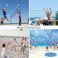 Miniatyrbillede 5 af 5: Volleyballnet til udskiftning - Standardstørrelse (9,5 m x 1 m) - med stålkabel - forstærkede sideremse - til strand, have, pool, indendørs og udendørs (Ne