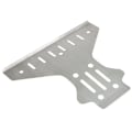 Miniatyrbilde 5 av 5: Rustfritt stål chassis og bakre rustning beskytter for Motor KM 1/7 RC bil oppgraderinger deler