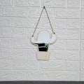 Miniatyrbillede 4 af 5: Til børn Dekorative værelse soveværelse træ akryl ramme Kreative kunst vægdekorationer Kaktus