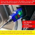 Miniatyrbillede 3 af 5: Nødbatteri Klips ECU Hukommelsesbesparer til OBD2 12V ABS Strøm Afbryder Hjælper Udskiftning
