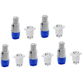 Miniatyrbillede 2 af 5: Powercon 3-polet AC-stik, han-stik, NAC3FCA AC-strømstik 20A/250V til LED-skærm, scene belysning, grå