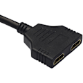 Pikkukuva 4 / 5: Hdmi-jakaja Hdmi-jakajakaapeliadapteri 1 sisään 2 ulos Hdmi-uros-