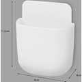 Miniatyrbilde 2 av 5: 3 stk. Fjernkontrollholder Organizer Veggmontert Holder Media Organizer TV Fjernkontroll Oppbevaringsboks -