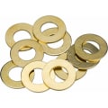 Miniatyrbilde 4 av 5: 180 stk flate skiver, messing flate skivepakning sortiment, M2 M2.5 M3 M4 M5 M6 M8 M10 flate skive for tettingsskruer tetningsringer - Leveres med eske