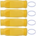 Miniatyrbillede 1 af 5: W69698 Membran kompatibel med Zodiac Baracuda G3 G4 Automatisk Poolgulvrensningsrobot med W81600 Hvid Retention Ring (4 stykker)