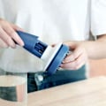 Miniatyrbillede 3 af 5: Bærbar Elektrisk Bordstøvsuger Hjemmerensning Computer Tastatur Støvopsamler Blå