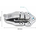 Miniatyrbillede 3 af 5: 4 Toggle Spænderlåse Toggle Lås Håndtag Lås Lukning til Smykkeskrin Gaveæsker Værktøjskasse Kuffert og Kiste - Bronze