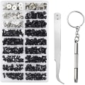 Miniatyrbilde 1 av 5: 355 stk. PC-skruer assortert sett M2 M3 M2.5 Datamaskinskruer HDD M.2 SSD-skruer for bærbar PC Universell datamaskinreparasjon