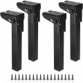 Pikkukuva 1 / 5: 4 kpl taittuvat 90° rautaiset pöydänjalat itselukittuvilla sarannoilla 30 cm metalliselle sohvapöydälle